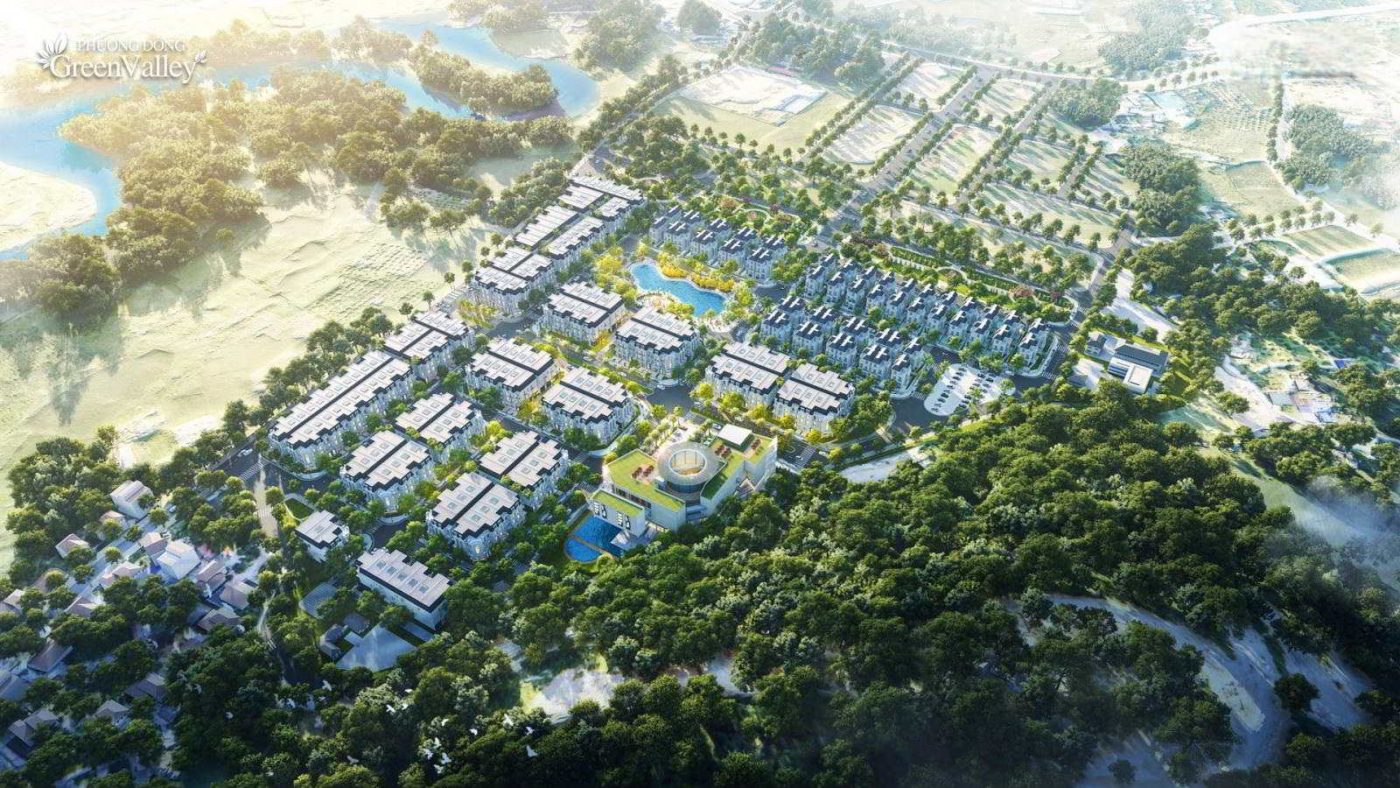 Phương Đông Green Valley phối cảnh tổng thể