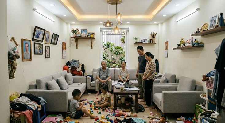 Gia đình hạnh phúc tại biệt thự CentreVille Lương Sơn