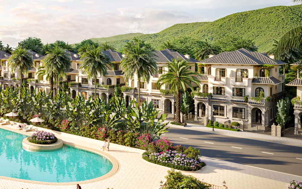 biệt thự song lập Dream Garden City view bể bơi